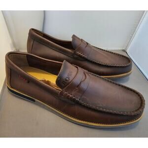 Hugo Boss ST136-568 Brown Loafers - Mens Size 46 - Never Worn